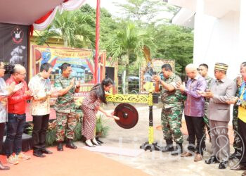 Kapok Sahli Pangdam XII/Tpr Hadiri Peresmian Gereja Oikumene Rindam XII/Tpr