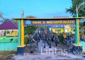 Kainfolahtadam XII/Tpr Berangkatkan Etape ke-3 Gerak Jalan Peleton Pembawa Simbol Yudha Wastu Pramuka Jaya