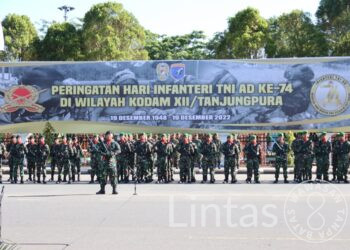 Gubernur Kalbar Pimpin Upacara HUT ke-74 Korps Infanteri