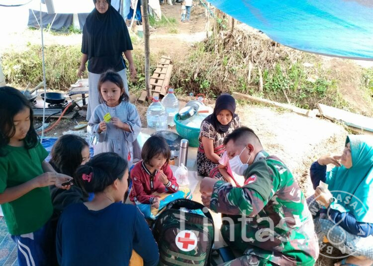 Yonarmed 4/105 GS/Parahyangan, Lakukan Aksi Sosial Di Desa Nagrak Cianjur
