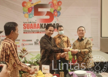 Kapendam XII/Tpr Hadiri Syukuran HUT ke-5 Media Online Suara Kalbar