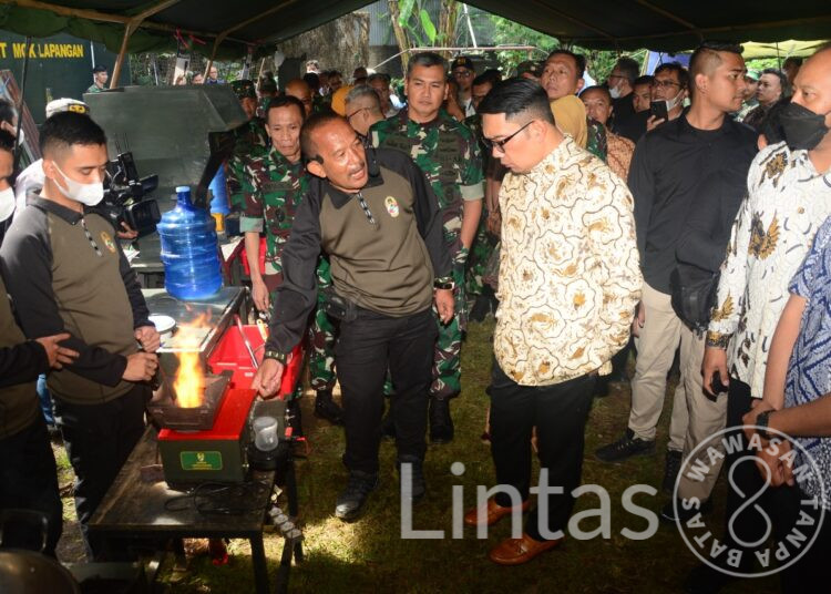 Pangdam Siliwangi Mayjen TNI Kunto Arief Wibowo Ciptakan Inovasi Kompor Biomassa dan Kompor Bara Api (Kobara)