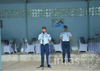 Danlanud Sultan Hasanuddin Pimpin Apel Khusus Pemeriksaan Senjata Api