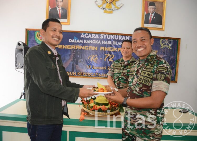Pendam III/Slw Peringati HUT Ke-72 Penerangan TNI AD