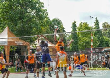 Jalin Kebersamaan, Kodim 0605/Subang Gelar Pertandingan Voli Antar Koramil Jajaran