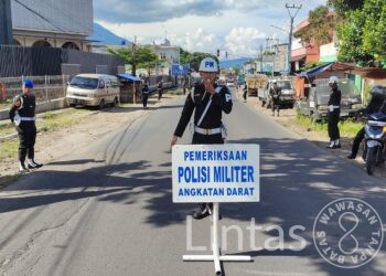 OJT Taruna Akmil Di Denpom III/2 Garut, Gelar Razia Kendaraan Bermotor