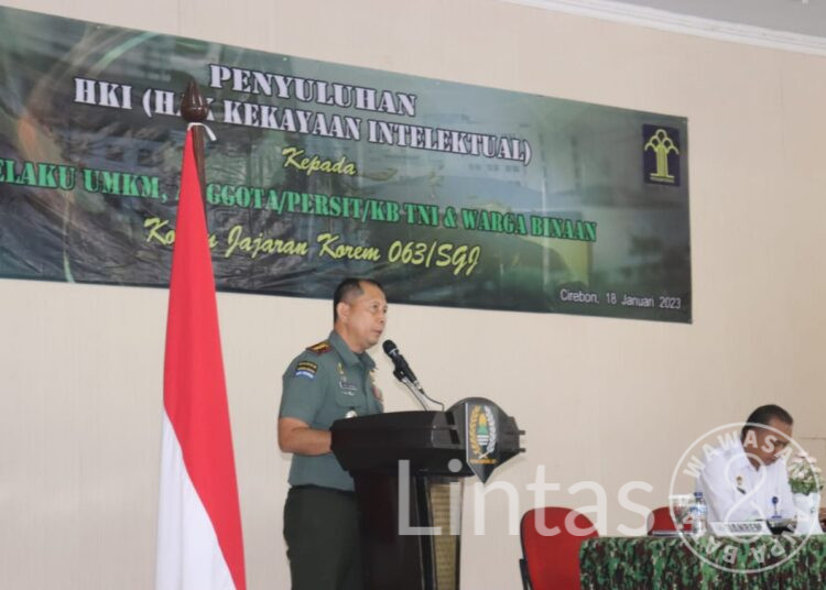 Korem 063/SGJ gelar Penyuluhan Hak Kekayaan Intelektual (HaKI)