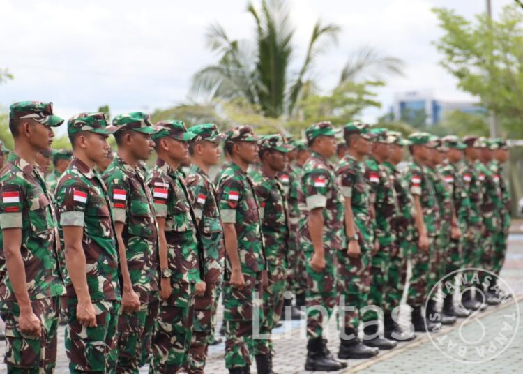 Lima Puluh Lima Prajurit Tanjungpura Kembali Dari Satgas Apter di Wilayah Kodam XVII/Cen