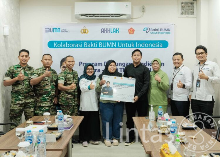 Kodam XII/Tpr Salurkan Bantuan Dana Pendidikan dari BUMN Untuk Anak TNI-Polri