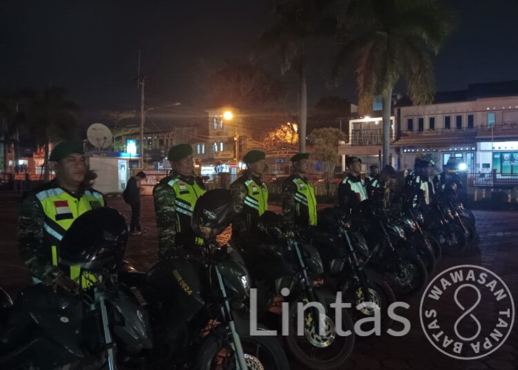 Ciptakan Kamtibmas, Kodim 0624/Kab. Bandung Gelar Patroli Gabungan