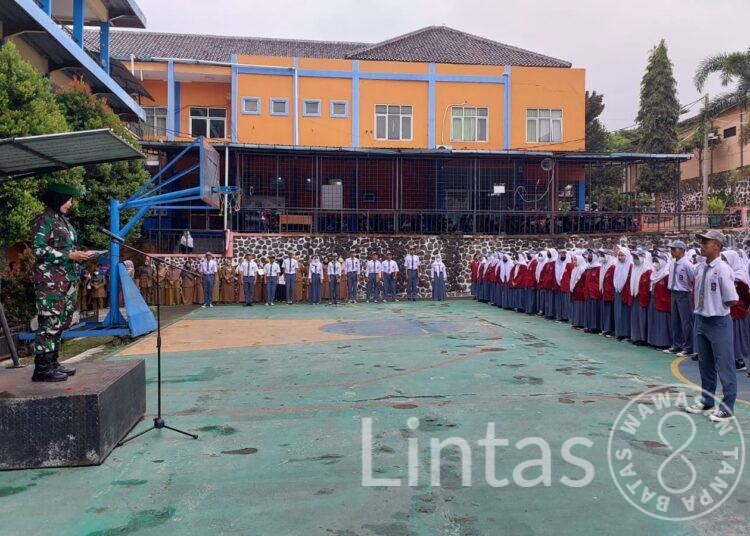 Danramil 0911/Cimahi Utara Ingatkan Siswa Pentingnya Bela Negara