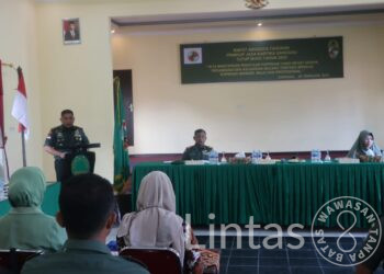 Kodim 1204 / Sanggau Gelar Rapat Anggota Tahunan (RAT) Primkop Jasa Kartika Tutup Buku TA. 2022