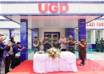 Pangdam XII/Tpr Resmikan Pembangunan Gedung Rumah Sakit Tk. IV 12.07.03 Palangka Raya