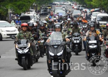 Kodim 0613/Ciamis Gelar Touring Bersama Forkopimda Sambil Berpatroli di Wilayah