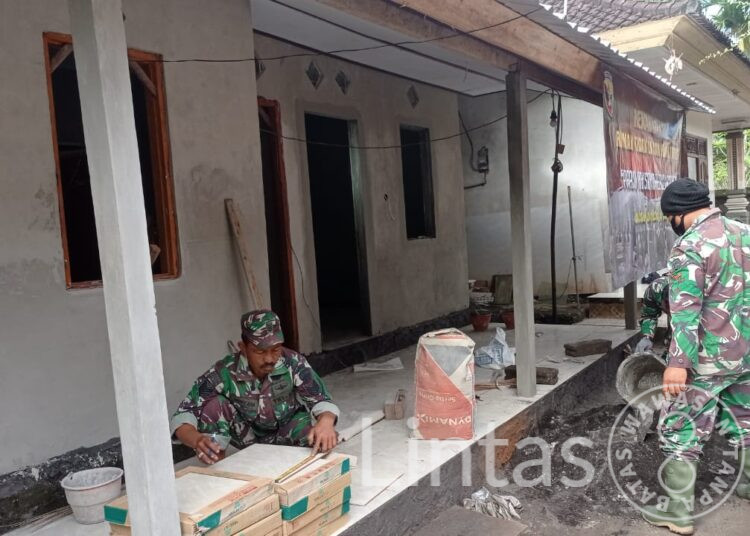 Dandim 1626/Bangli Intruksikan Anggotanya Maksimalkan Pengerjaan Rehabilitasi RTLH