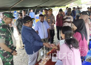 Kodim 1715/Yahukimo Gelar Bazar UMKM Guna Tekan Laju Inflasi