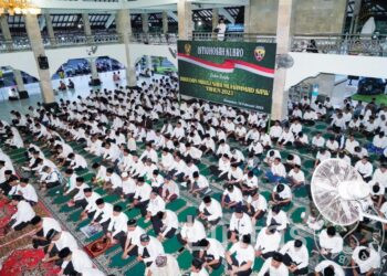 Dzikir dan Doa Keselamatan Bangsa, Pangdam Ikuti Istighosah Kubro Isra Mi’raj