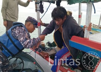 TNI AL Berhasil Evakuasi Korban Hanyut di Perairan Pulau Bunyu.