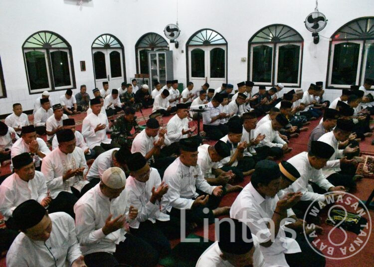 Lewat Virtual, Prajurit Wijayakusuma Ikuti Istighatsah Kubra Peringati Isra Mi’raj