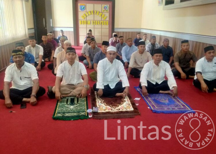 Kodim 1204/Sanggau Mengikuti Istighosah Kubro Secara Virtual