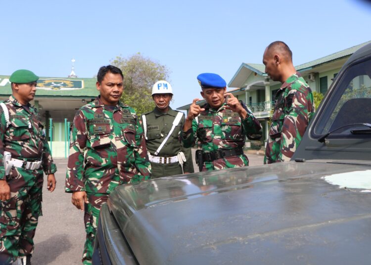 Personel Kodim 0104/ATIM Dibekali Sosialisasi Gaktib Dan Yustisi Oleh Subdenpom IM/1-2 Langsa
