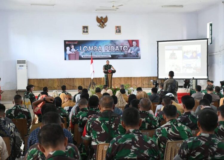 Gelar Lomba Pidato Tingkat Kodam, Pangdam XIV/Hsn Harap Munculnya Cikal Bakal Generasi Muda Berplatform Agama dan Karakter Yang Kuat
