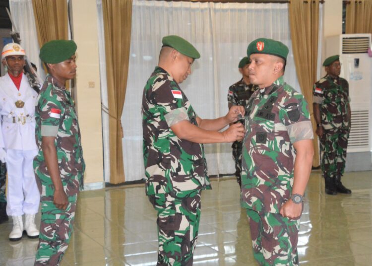 Kasrem 172/PWY Pimpin Penyerahan Jabatan Kasipers