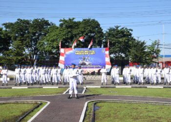 Rayakan Hari Jadi Pomal, Lantamal V Gelar Apel Khusus