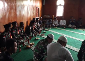 Koramil 1715-01/Oksibil Gelar Peringatan Isra Mi’raj Nabi Muhammad SAW 1444 H