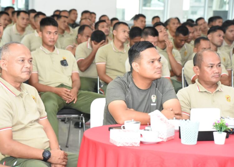 Korem 023/KS Mengikuti Launching Aplikasi ETWPAD dan Penyerahan Seragam PNS secara Virtual