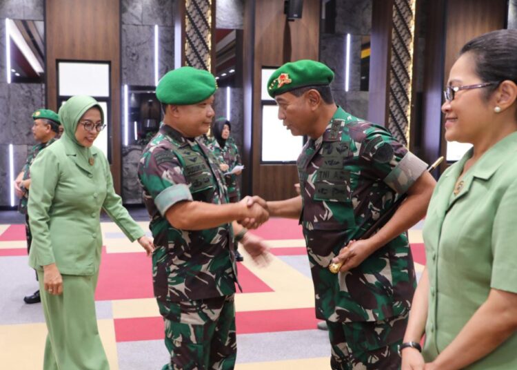 Hari Ini, 55 Pati TNI AD Naik Pangkat