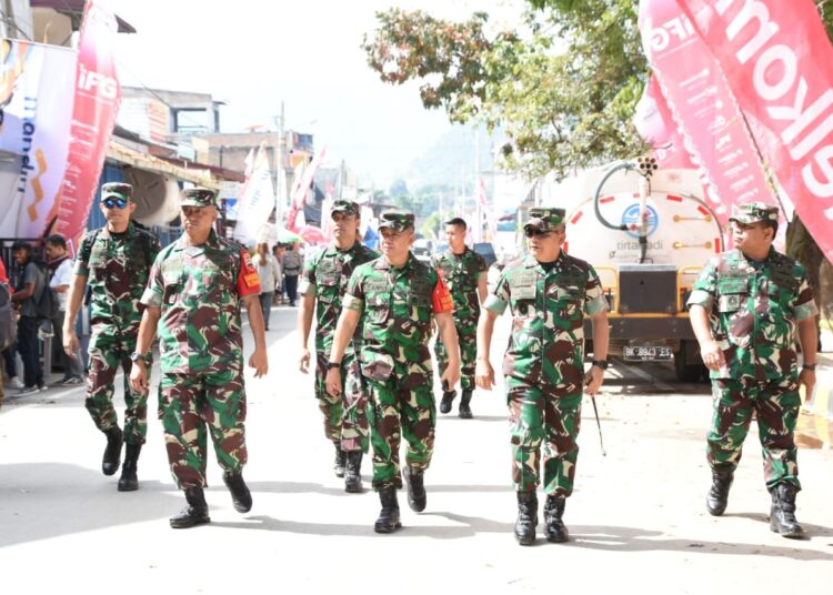 Pangdam I/BB Cek Kesiapan Pengamanan Pembukaan F1H20 di Balige