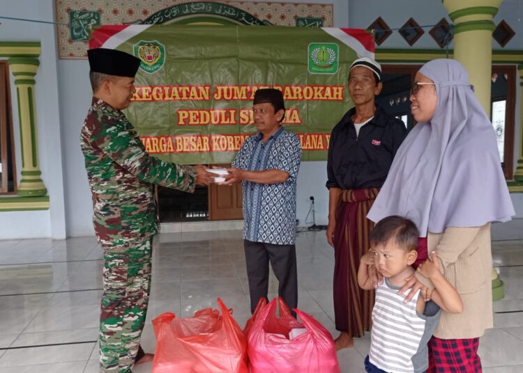 Korem 064/MY Kembali Berbagi Dalam “Jumat Berkah”