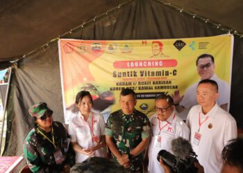 Jelang F1 Powerboat Danau Toba, Kodam I/BB Launching Suntik Vitamin C Gratis untuk Warga Balige