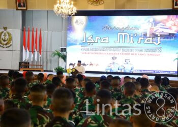 Peringatan Isra’ Mi’raj Pertebal Iman Parjurit dan Taruna AAL