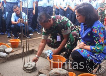 Danseskoau Meletakkan Batu Pertama Pembangunan Sanggar Pemujaan Umat Hindu