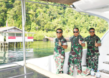 Irdam I/BB, Danrem 023/KS dan Dandim 0211/TT Tinjau Pos Babinsa Pulau Mursala