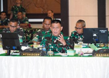 Pimpin Rapim Kodam IX/Udayana, Pangdam Tegaskan Siap Dukung Pembangunan Nasional