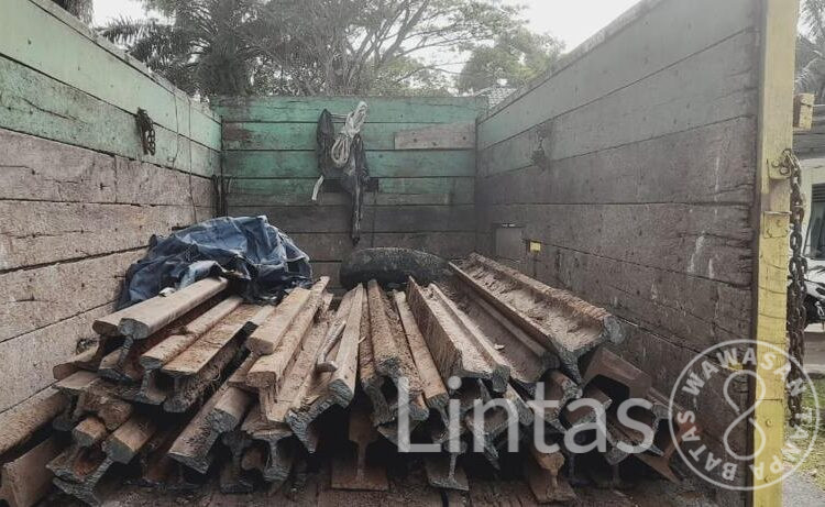 Babinsa Kodim 0208/AS Ikut Membekuk Sindikat Pencurian Rel KA di Kisaran