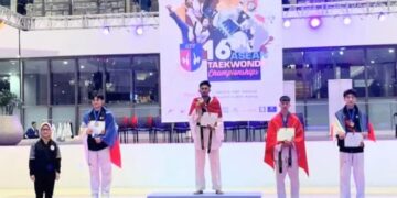 Harumkan Indonesia, Serda Adam Yazid Raih Medali Emas pada 6TH Asean Taekwondo Championship di Filipina