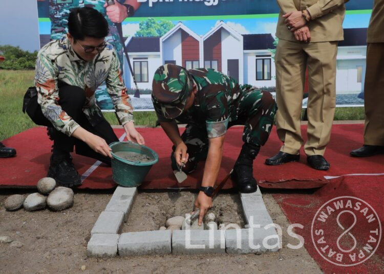 Bisa Dimiliki Prajurit, Pangdam I/BB Awali Pembangunan Perumahan Gyan Kartika Residence di Sei Semayang Diski