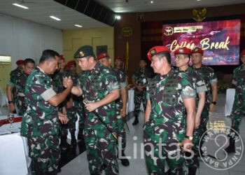 Mayjen TNI Iwan Setiawan Resmi Tutup Rapat Pimpinan Kopassus Tahun 2023