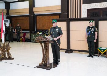 Pangdam IX/Udayana Pimpin Sertijab dan Tradisi Laporan Korps Pejabat Kodam dan Korem