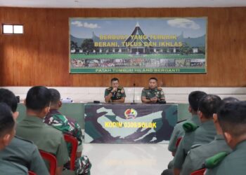 Anggota Kodim 0309/Solok Laksanakan Kegiatan Penelitian Personil