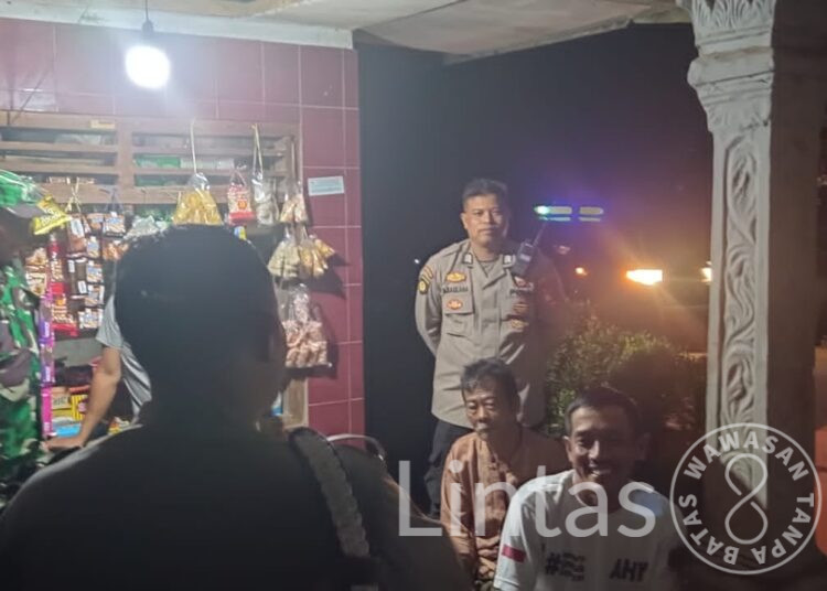 Koramil 0109/Munjul Bersama Polsek Lakukan Patroli Bersama