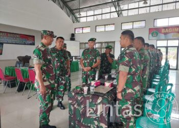 Pembekalan Damkodiklatad Pada Pembukaan Kegiatan Mobile Training Team Berbasis SKS Di Rindam II/Sriwijaya