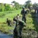 Cegah Banjir, TNI Polri Kota Pekalongan Bersama Masyarakat Bersihkan Sampah Dan Enceng Gondok