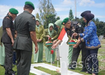 Peringati HUT ke-47, Infolahtadam III/Slw Gelar Ziarah Ke TMP Cikutra