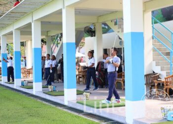 Bangun Sinergitas Antar Stakeholder, Kodiklatal Adakan Fun Golf Bersama BRI Surabaya