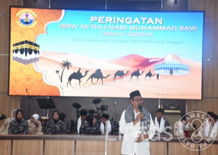 Danlantamal V Hadiri Peringatan Isra’ Mi’raj Nabi Muhammad SAW 1444 H/2023 M